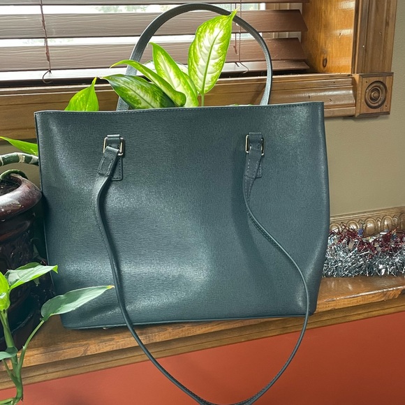 DOONEY & BOURKE SAFFIANO SHOPPER. DARK GRAY. BRAND NEW, NEVER USED. - Picture 3 of 9